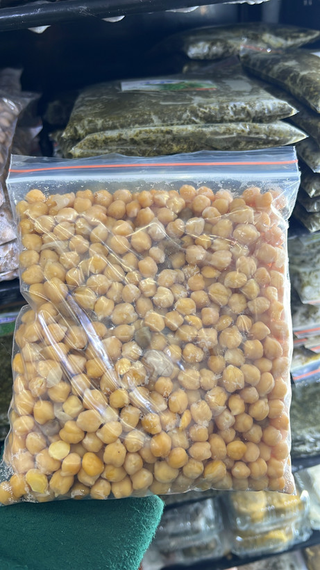 نخود پخته شده