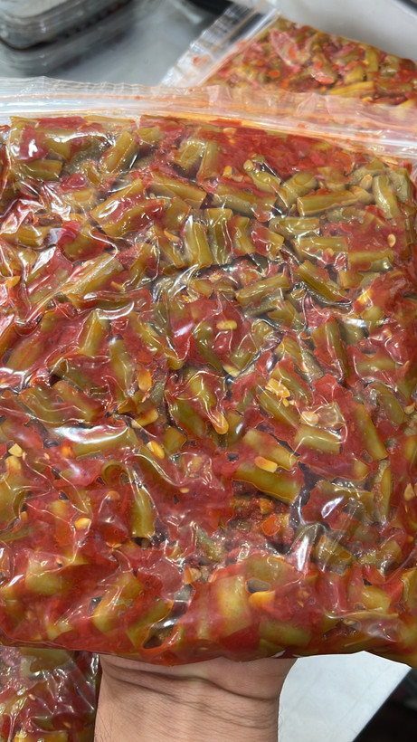 لوبیا سبز آبگوجه ای