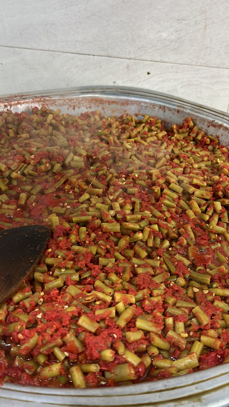 لوبیا سبز آبگوجه ای