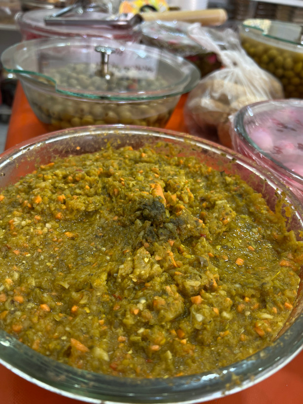 ترشی لیته بادمجان دودی خانگی