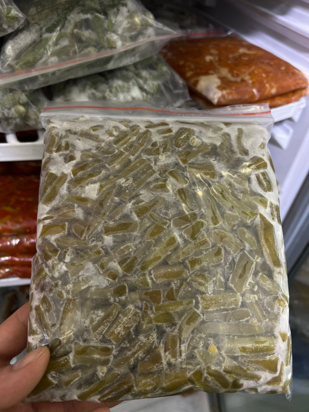 لوبیا سبز سرخ شده ساده